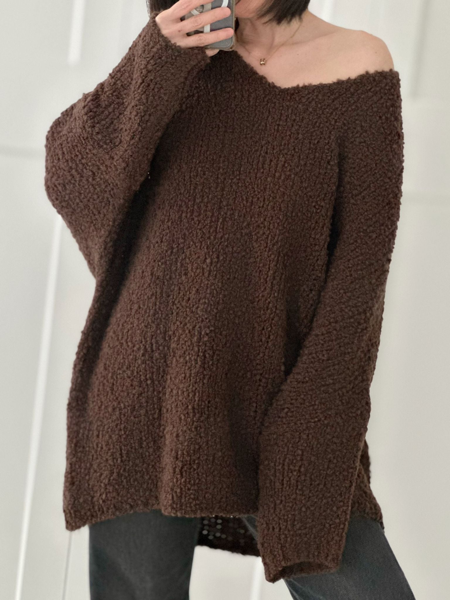 Bouclé Pullover, 5 Farben