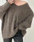 Bouclé Pullover, 5 Farben