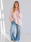 Pullover, flauschi, Konfetti, Cremeweiß