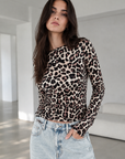 Cashmere Longsleeves, Leo, Beige