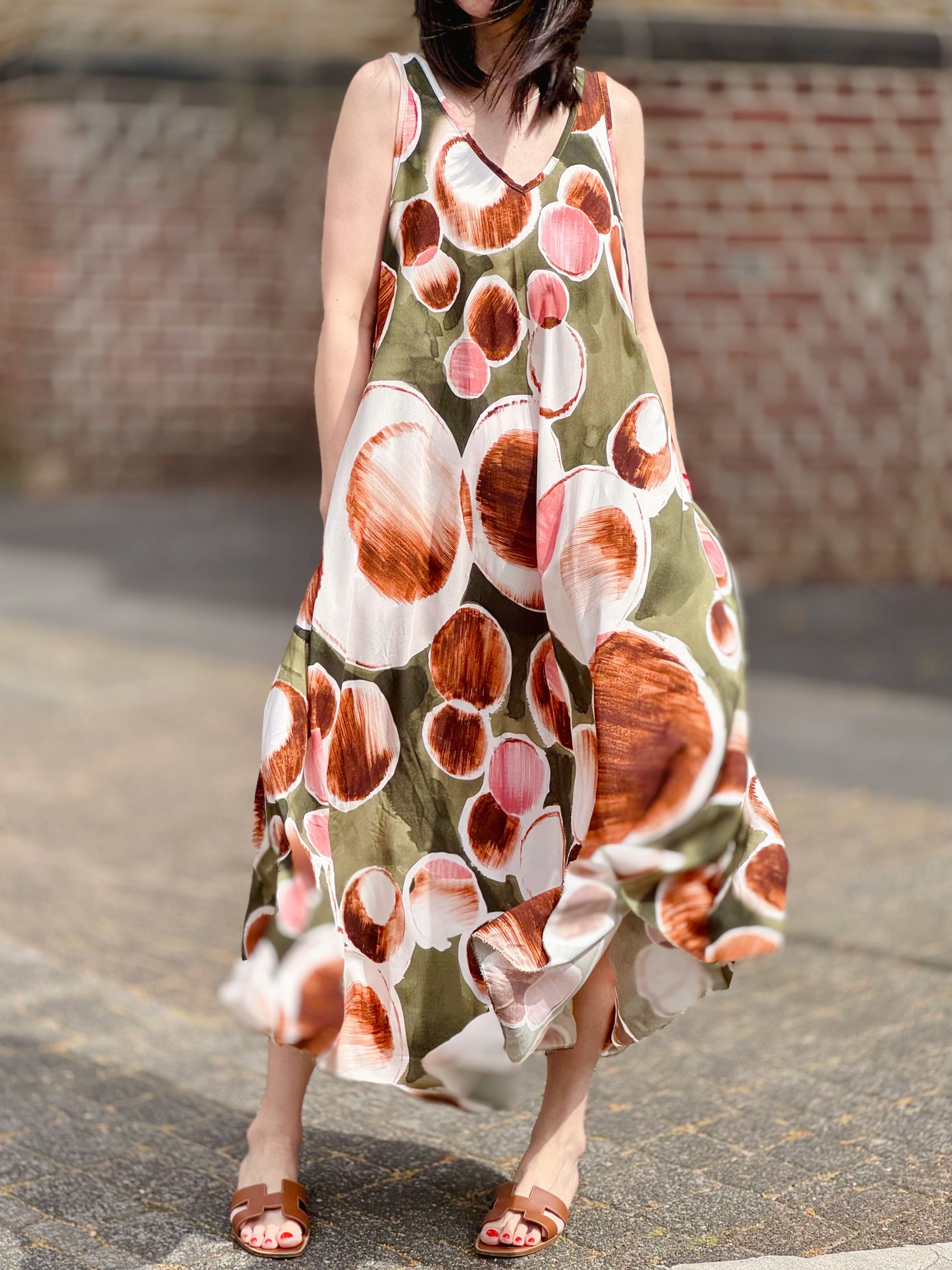 Sommerkleid, Farbkreise, 6 Farben