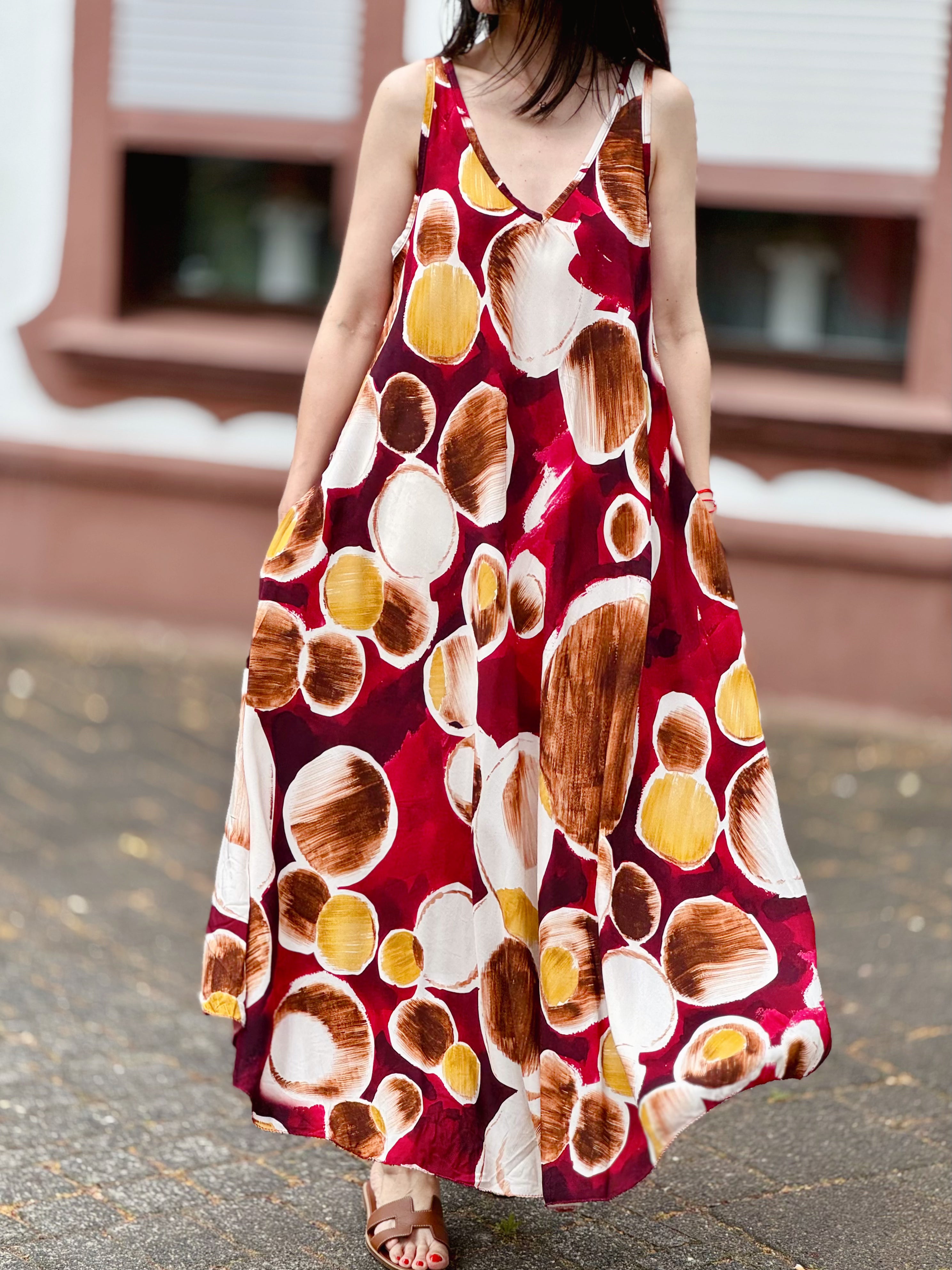 Sommerkleid, Farbkreise, 6 Farben