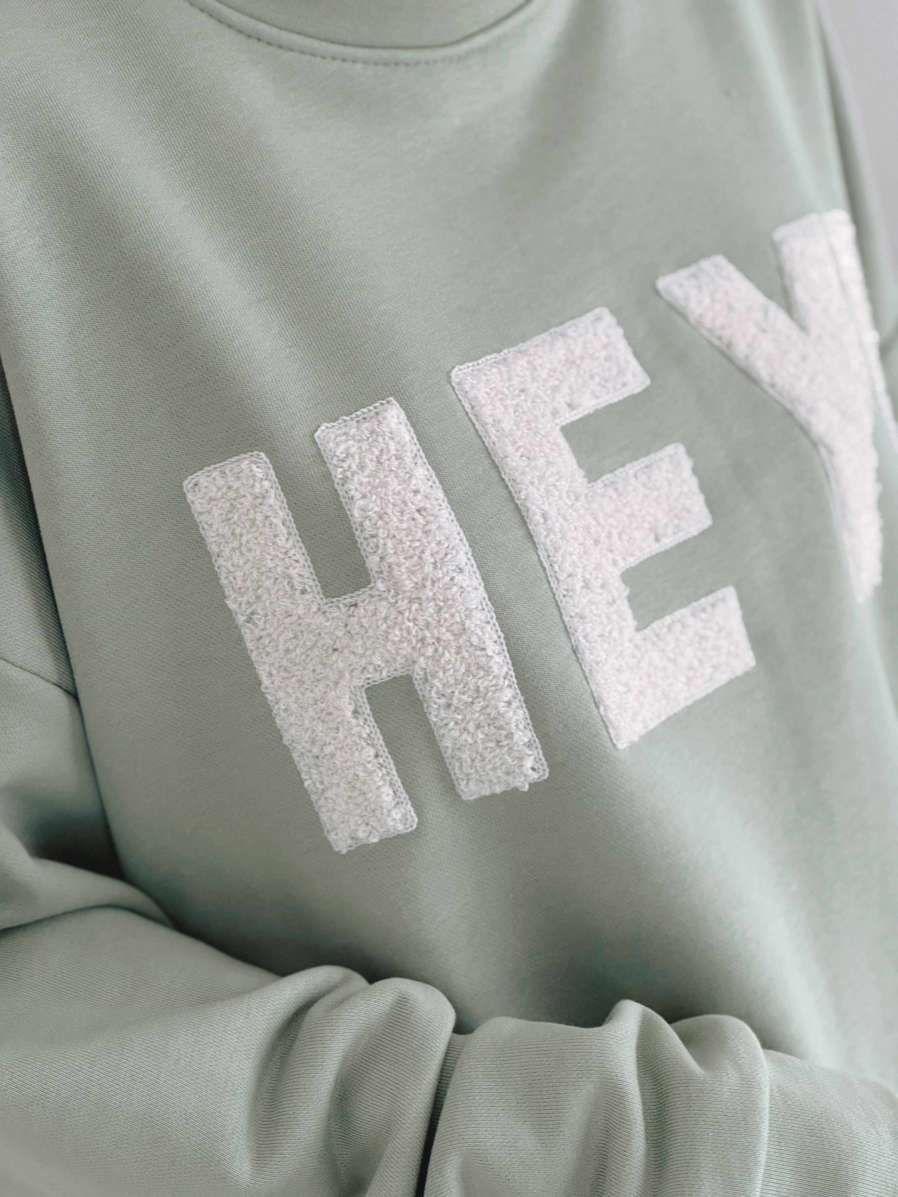 Sweatshirt, 3D-HEY!, 6 Farben, Matcha