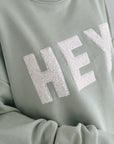 Sweatshirt, 3D-HEY!, 6 Farben, Matcha