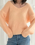 Pullover, Mohair, 4 Farben