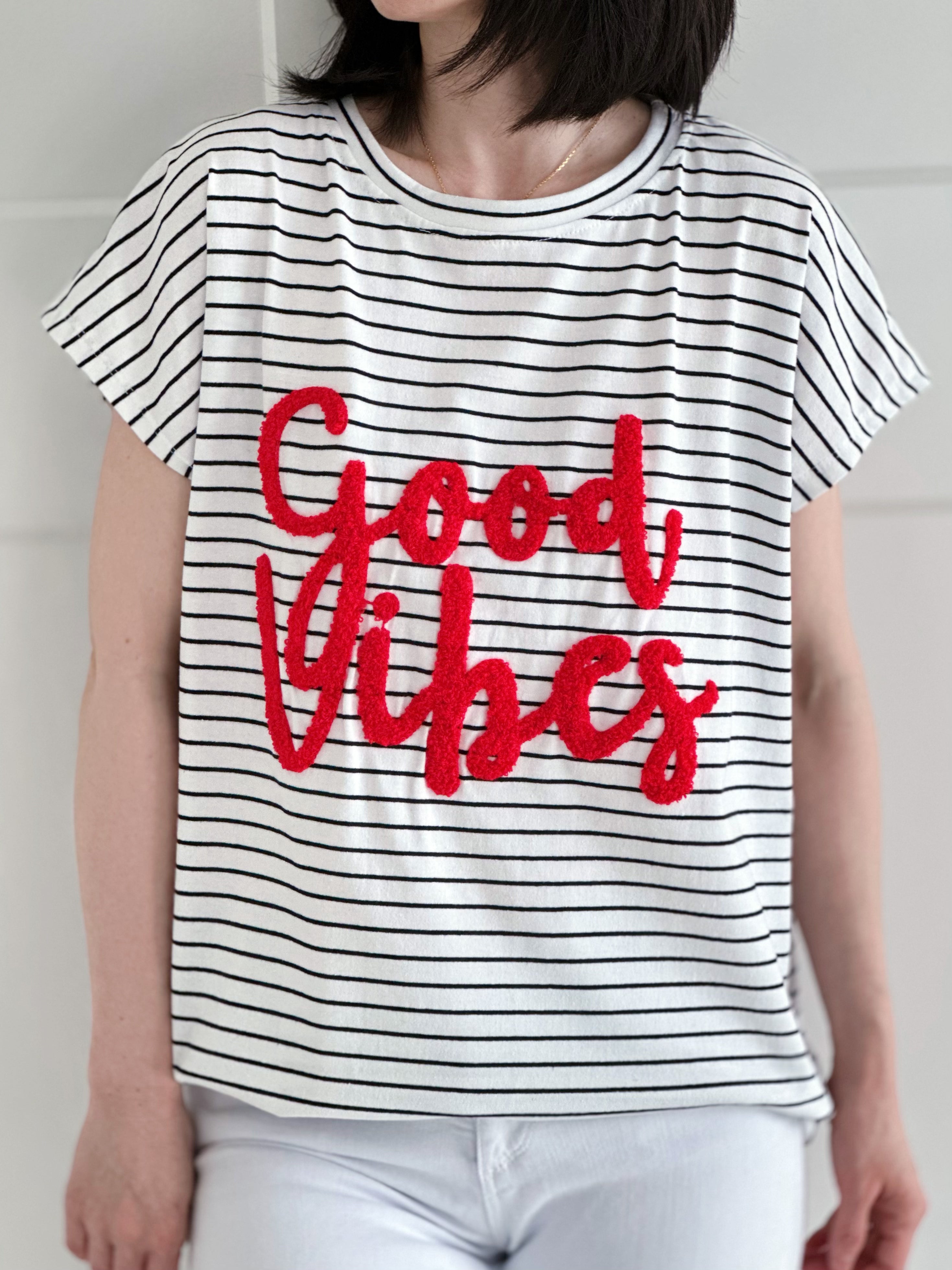 T-Shirt, 3D-Good-Vibes, 2 Farben