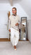 Strickweste, Mohair, Beige