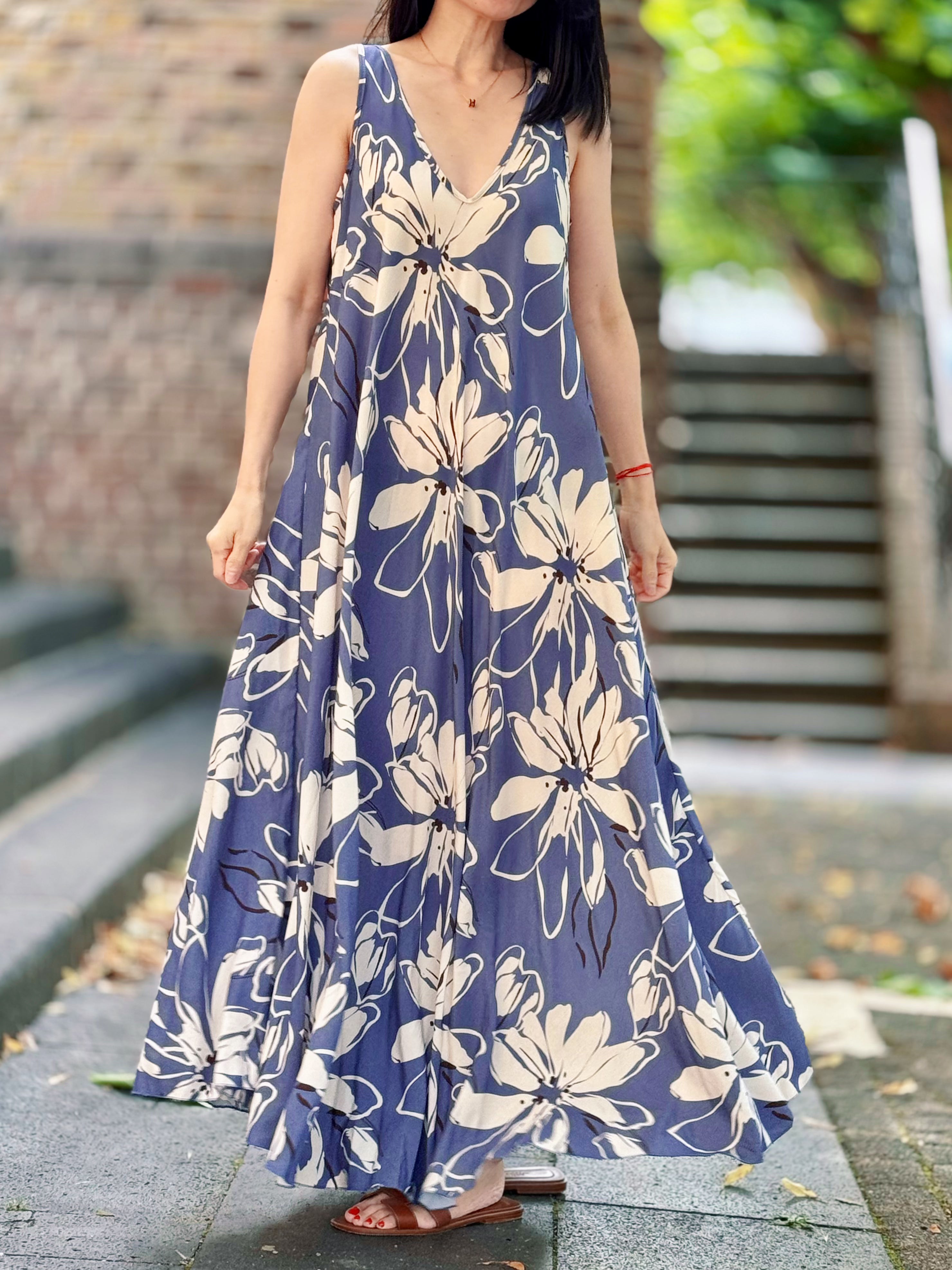 Sommerkleid, Blüte, 4 Farben