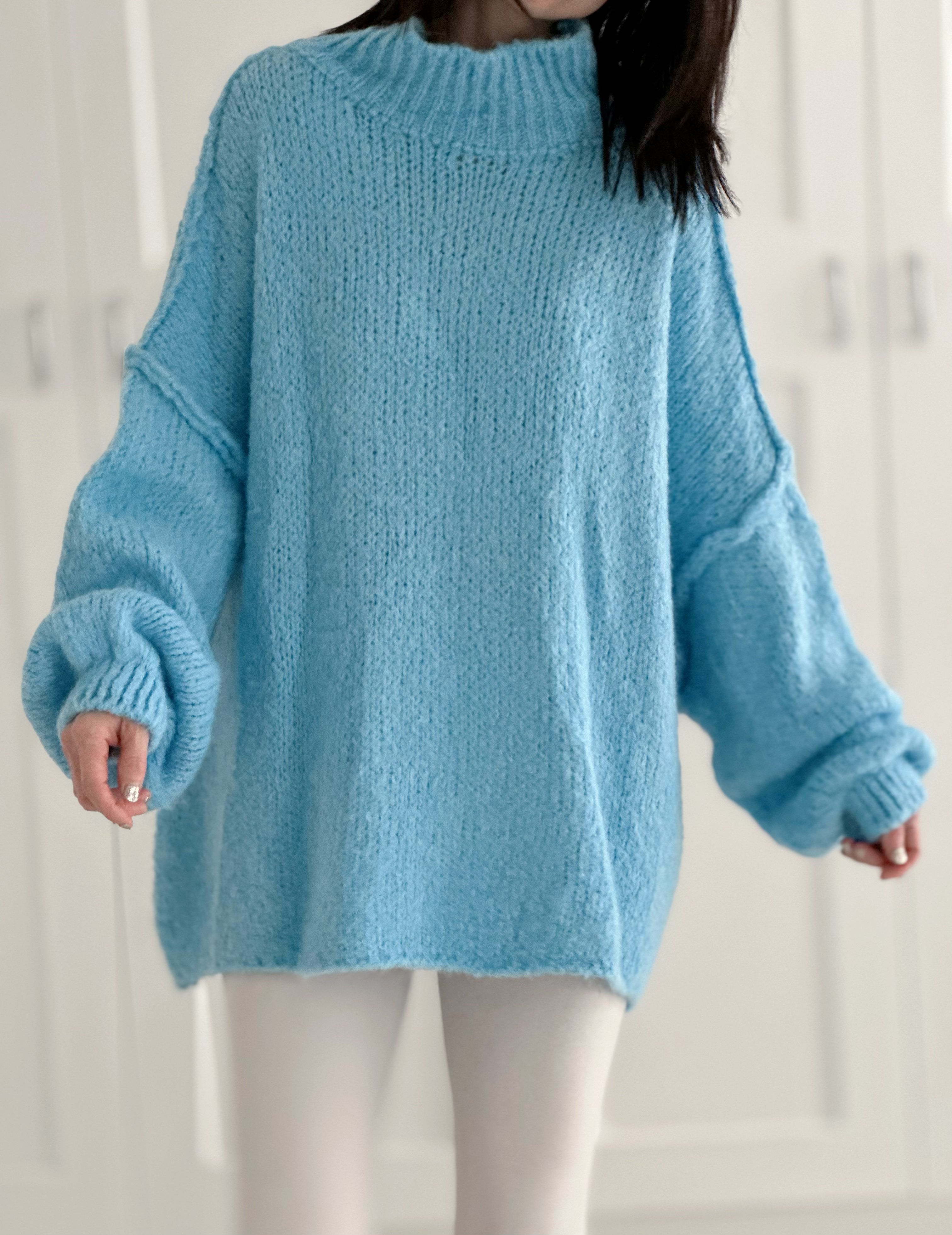 Pullover, Stehkragen, neue Farben