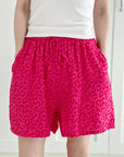 Musselin Shorts, bunte Leo, 3 Farben