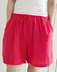 Musselin Shorts, bunte Leo, 3 Farben