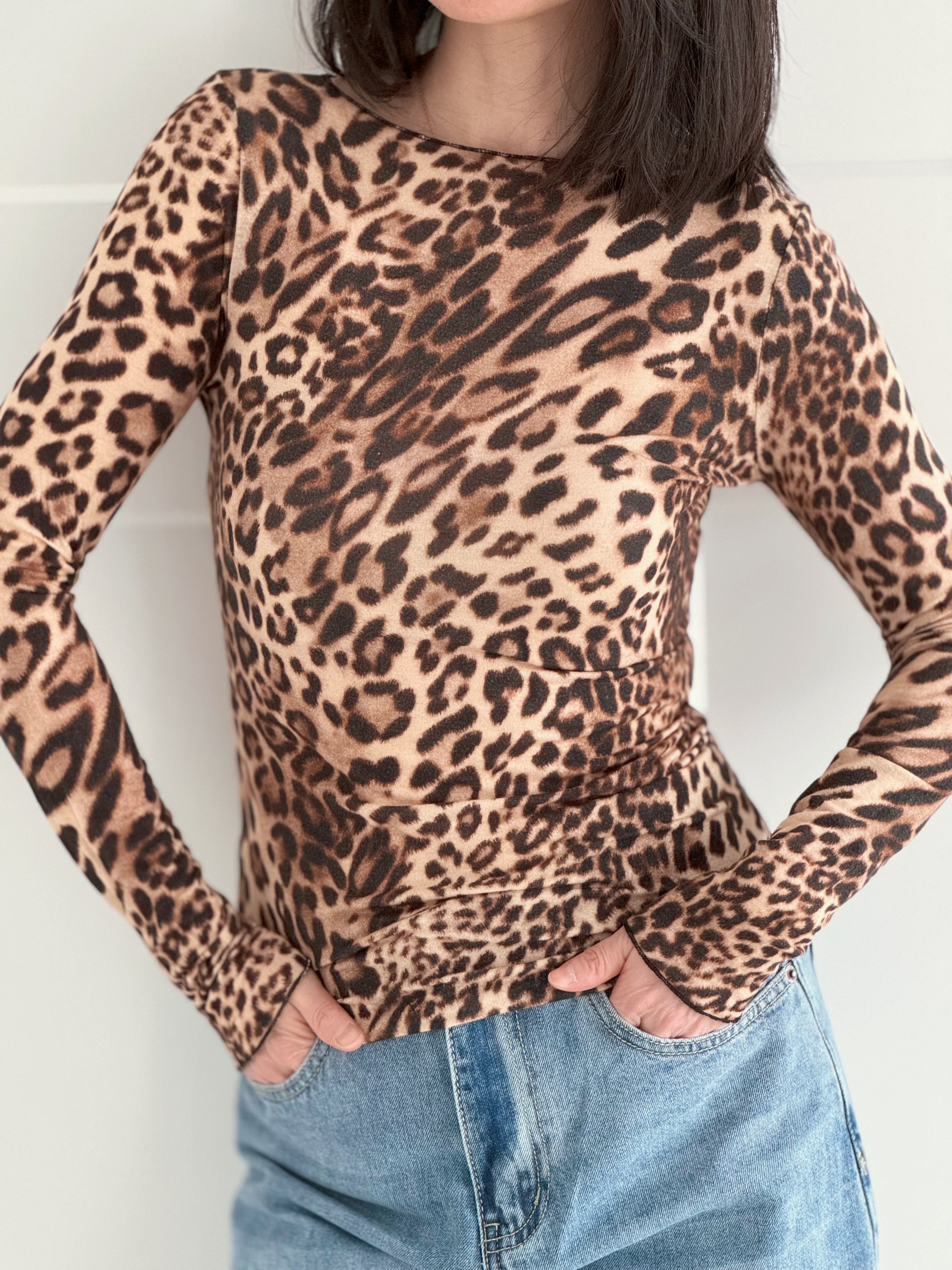 Longsleeve, Cashmere Blend, wild Leo