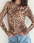 Longsleeve, Cashmere Blend, wild Leo