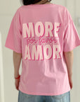 T-Shirt, More Amor, 4 Farben