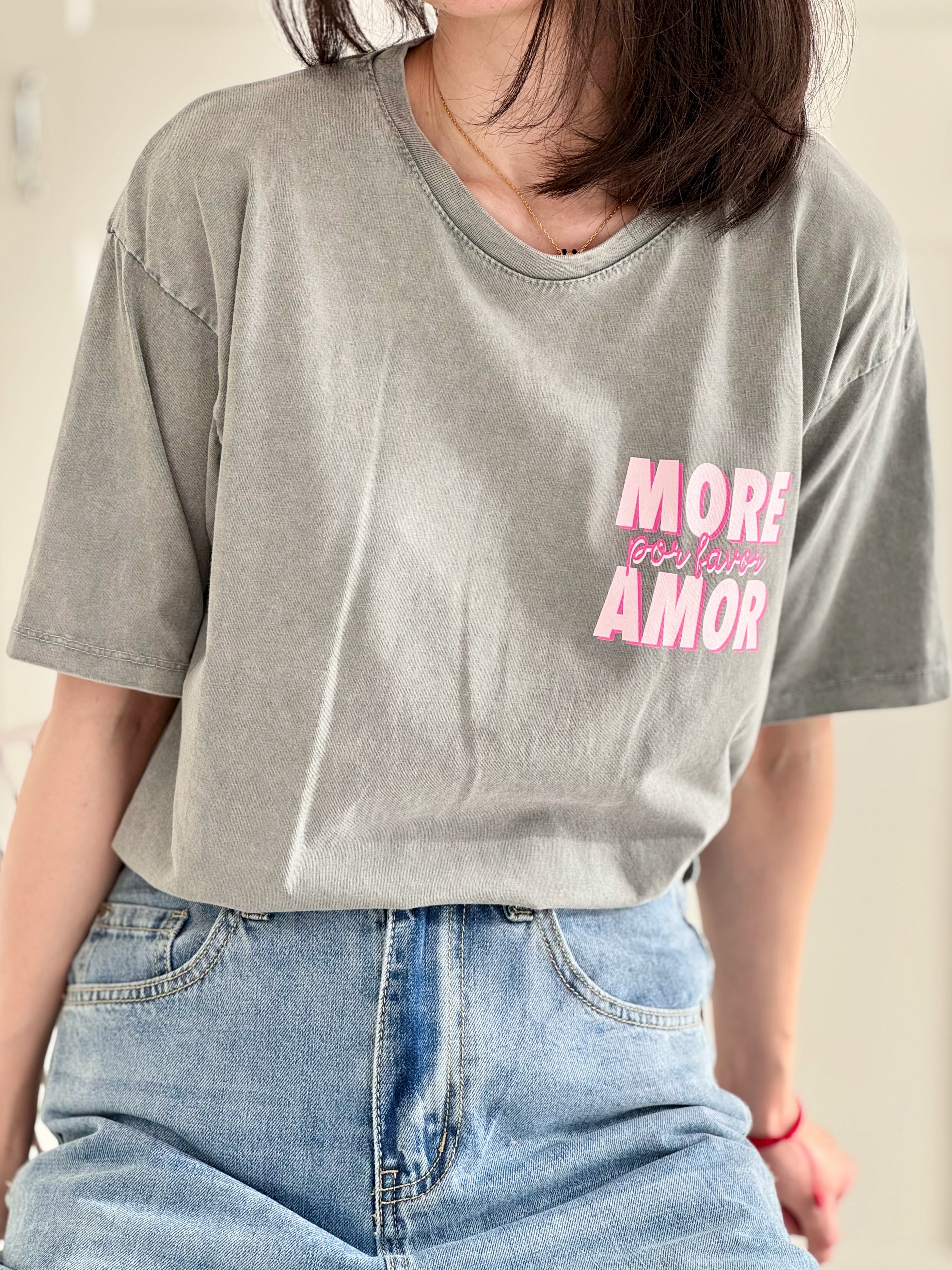 T-Shirt, More Amor, 4 Farben