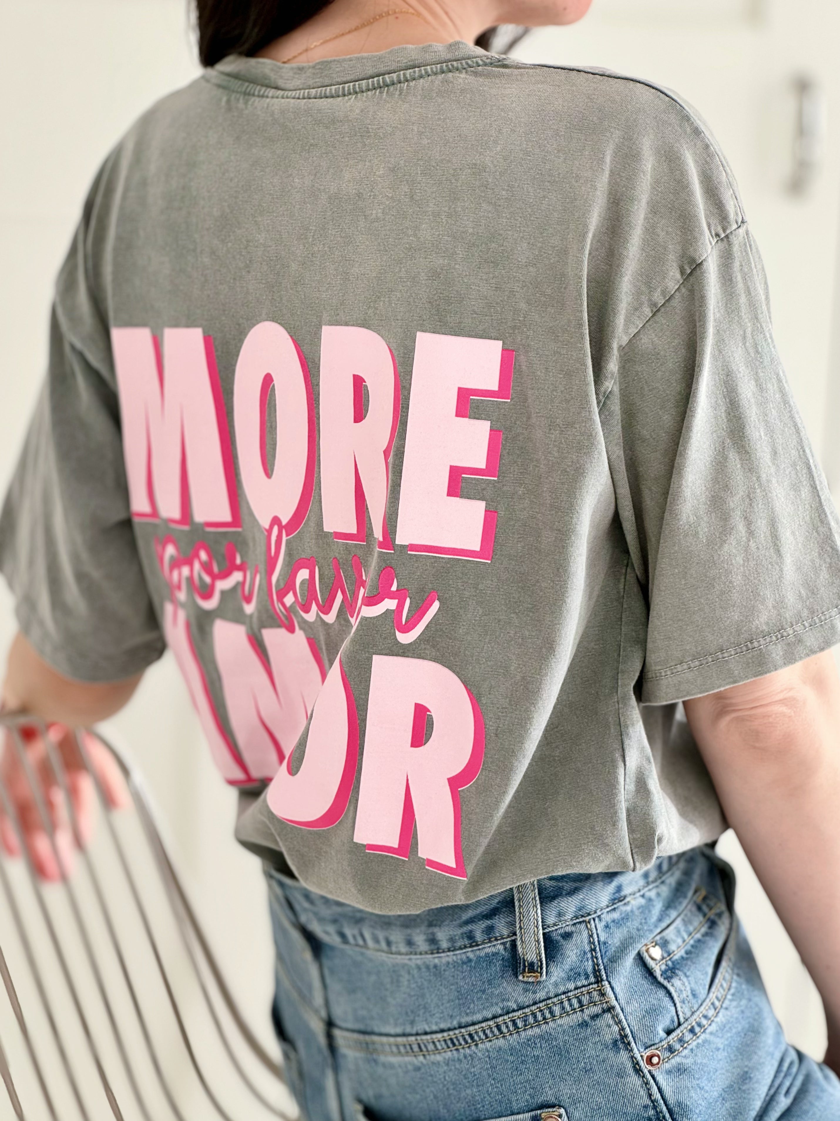 T-Shirt, More Amor, 4 Farben