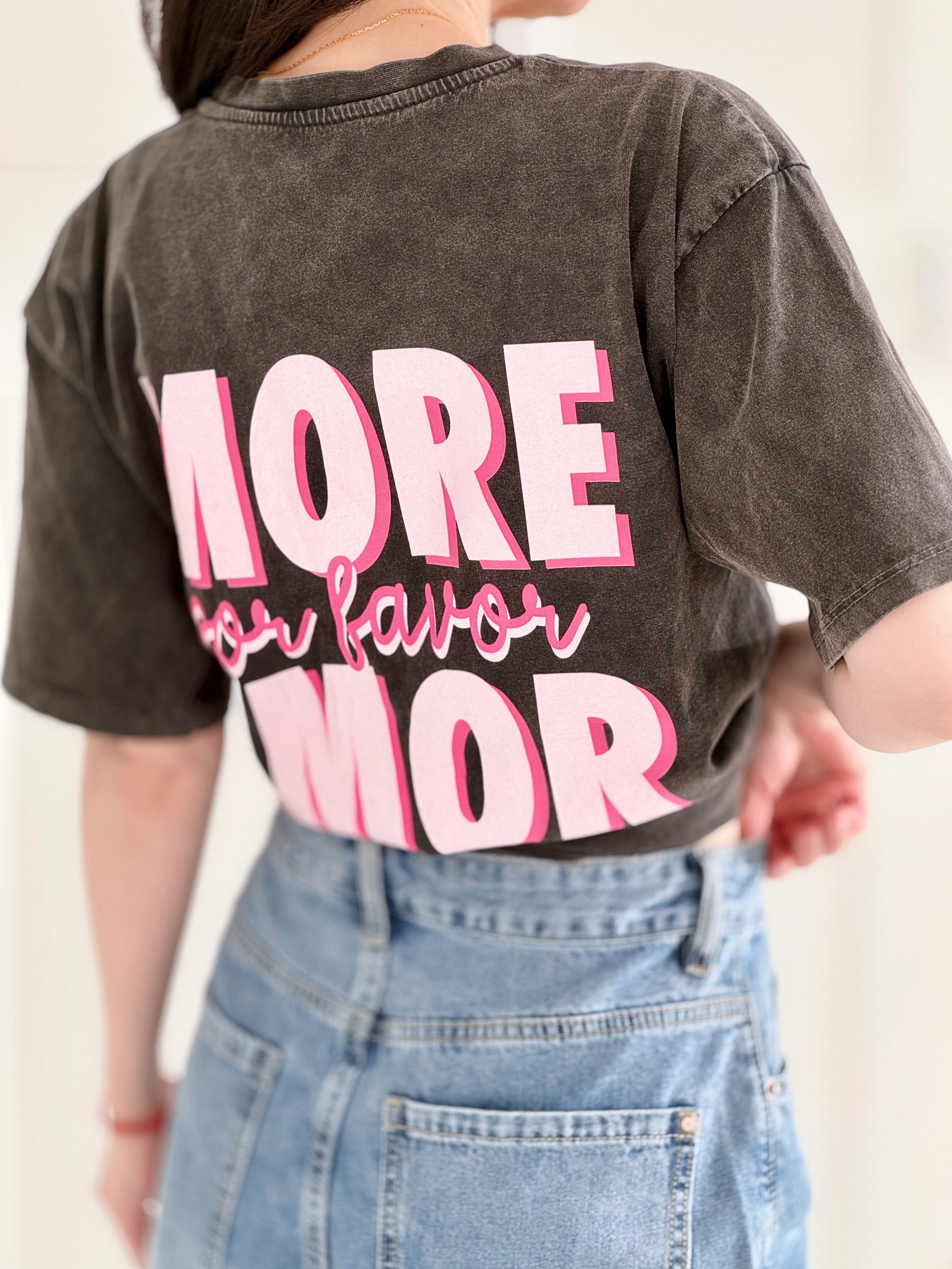 T-Shirt, More Amor, 4 Farben