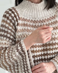 Pullover, Welle, Stehkragen, 4 Farben