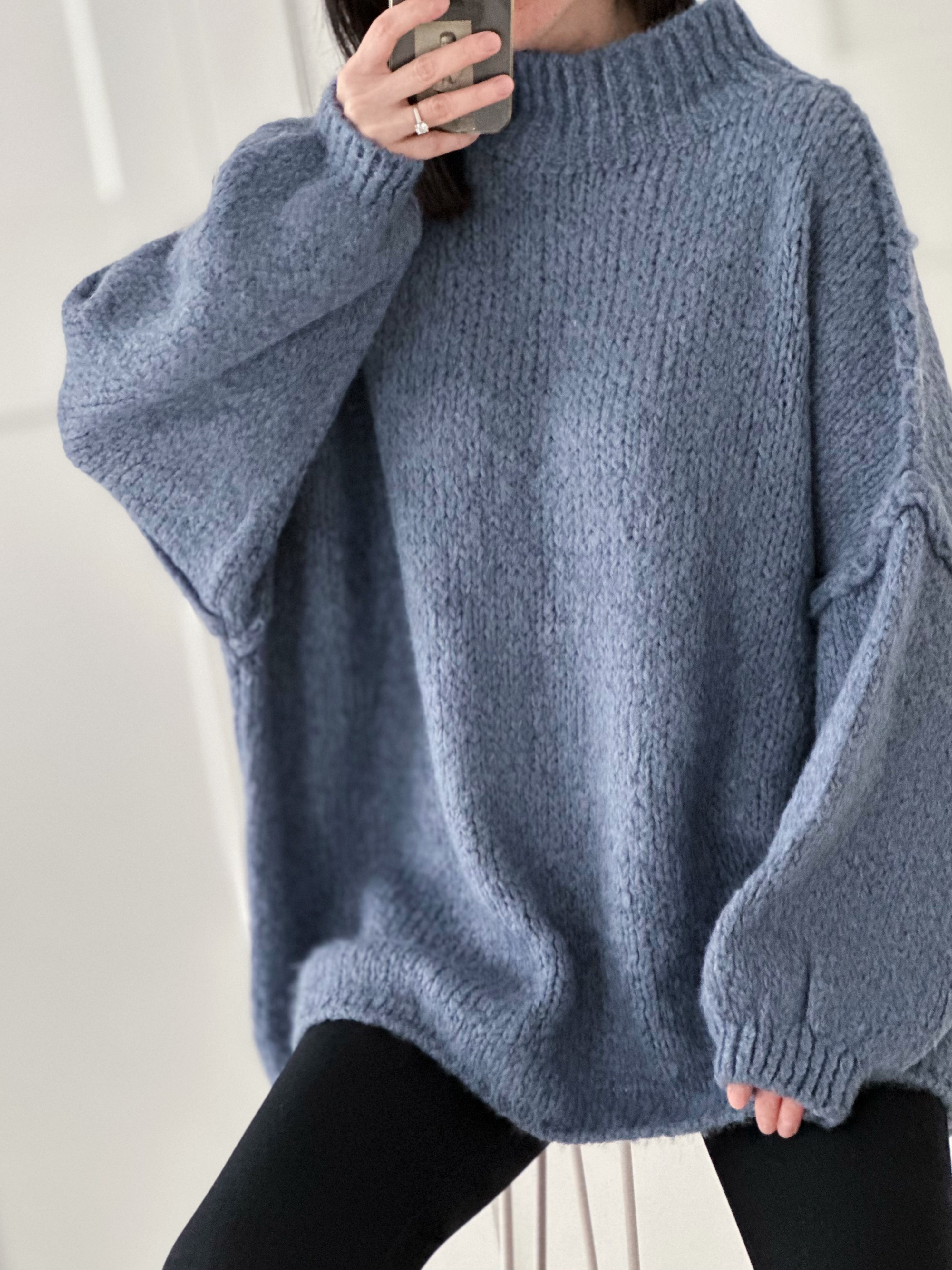 Pullover, Stehkragen, neue Farben