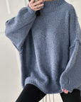 Pullover, Stehkragen, neue Farben