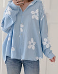 Musselin Bluse, Blumen, Regular, 6 Farben