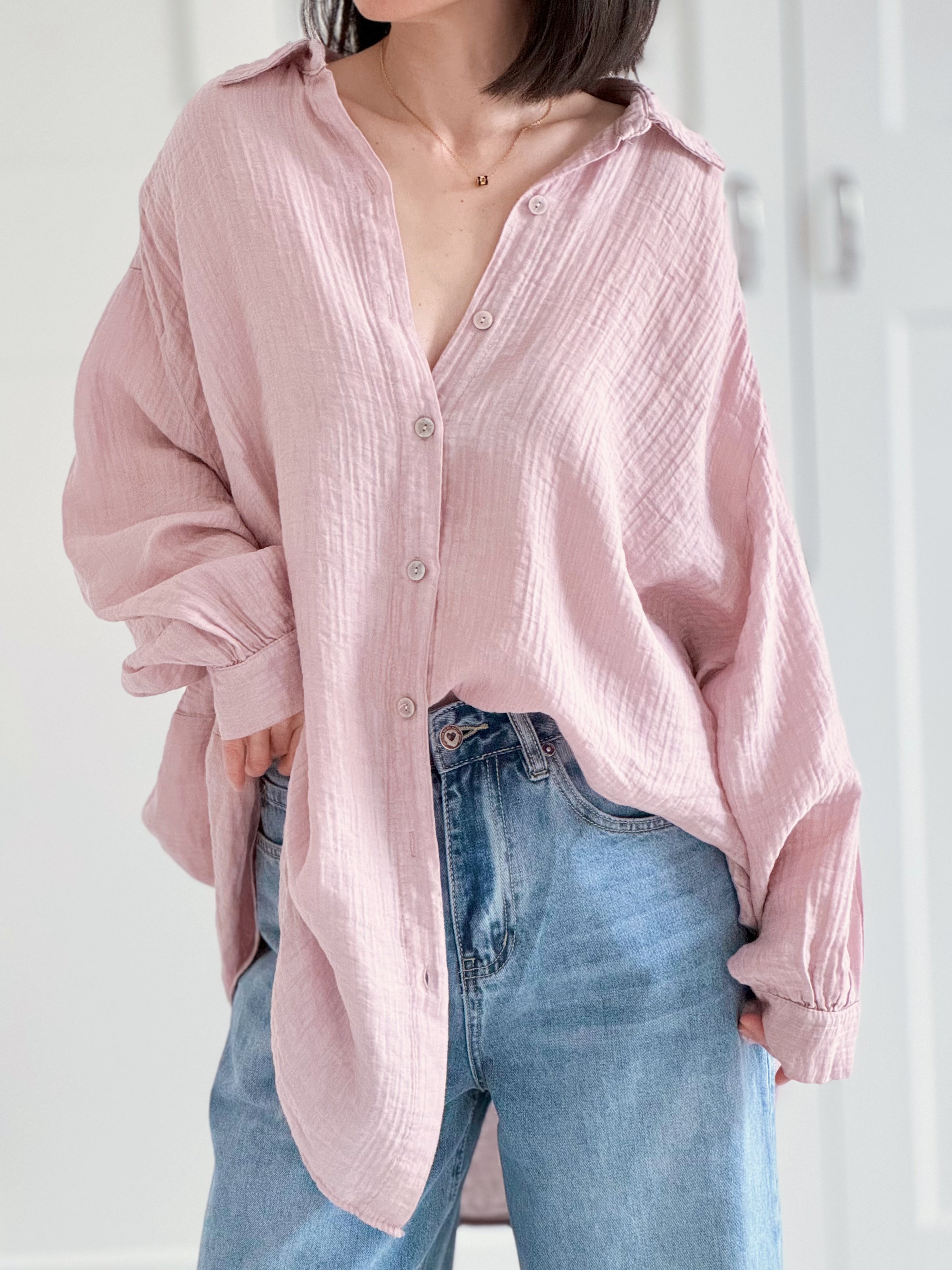 Viskose Bluse, Premium, 4 Farben