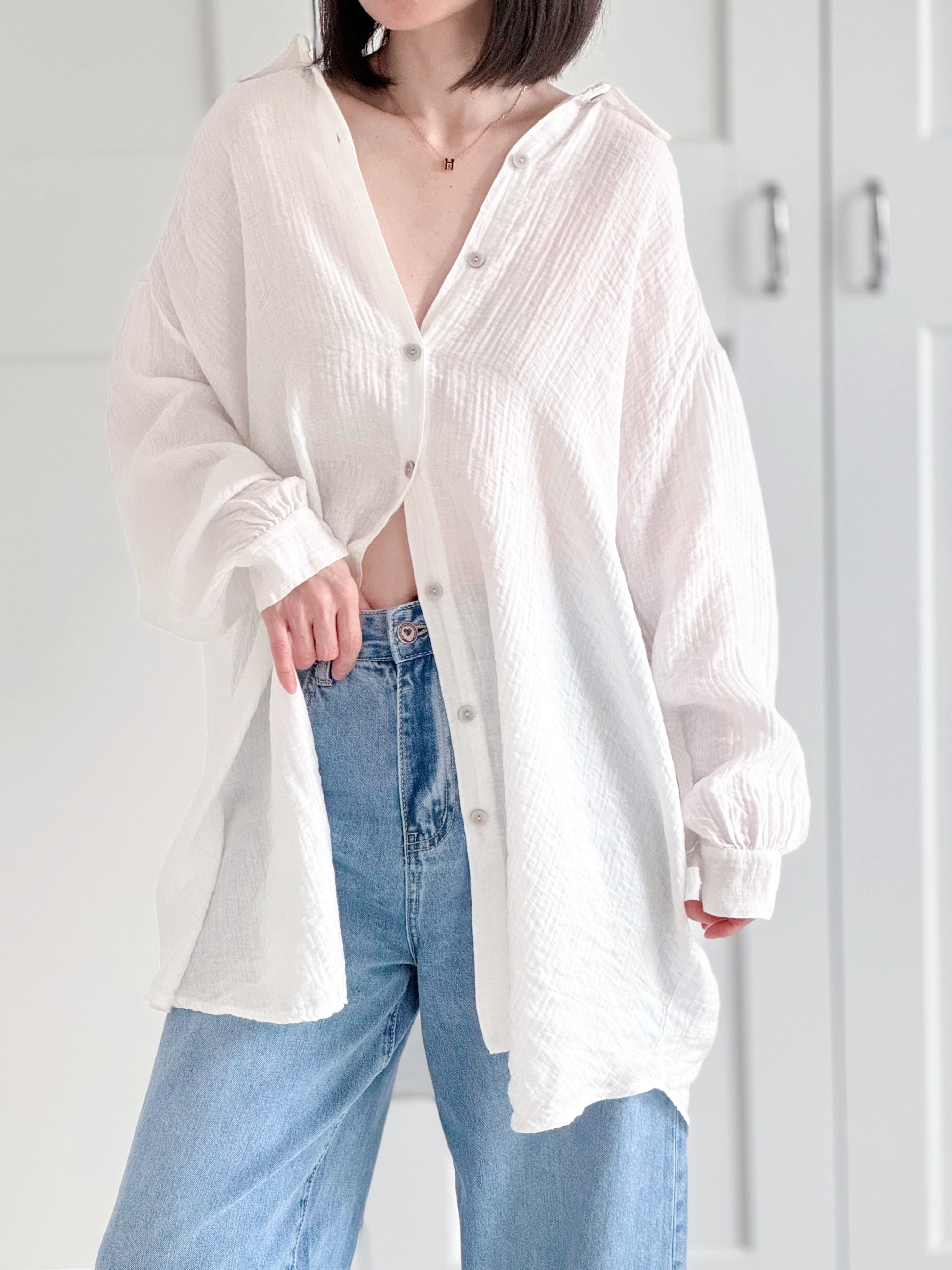 Viskose Bluse, Premium, 4 Farben