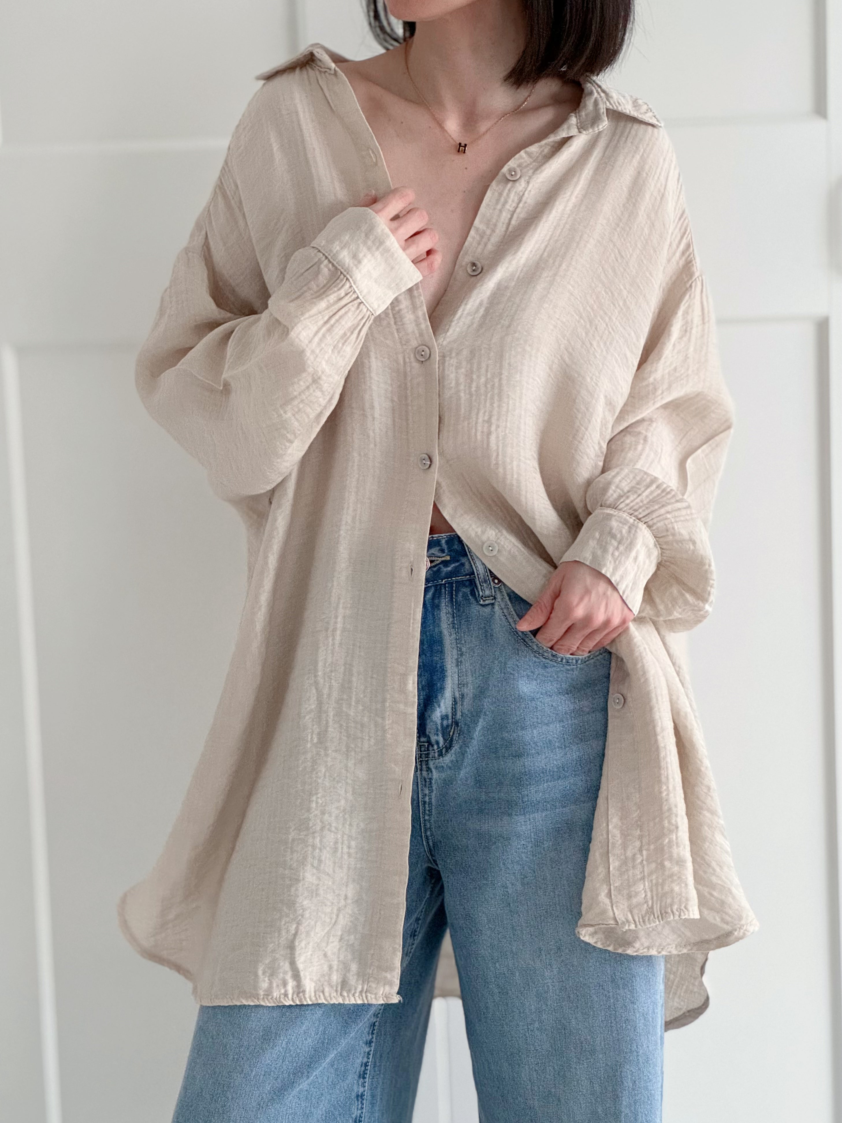 Viskose Bluse, Premium, 4 Farben