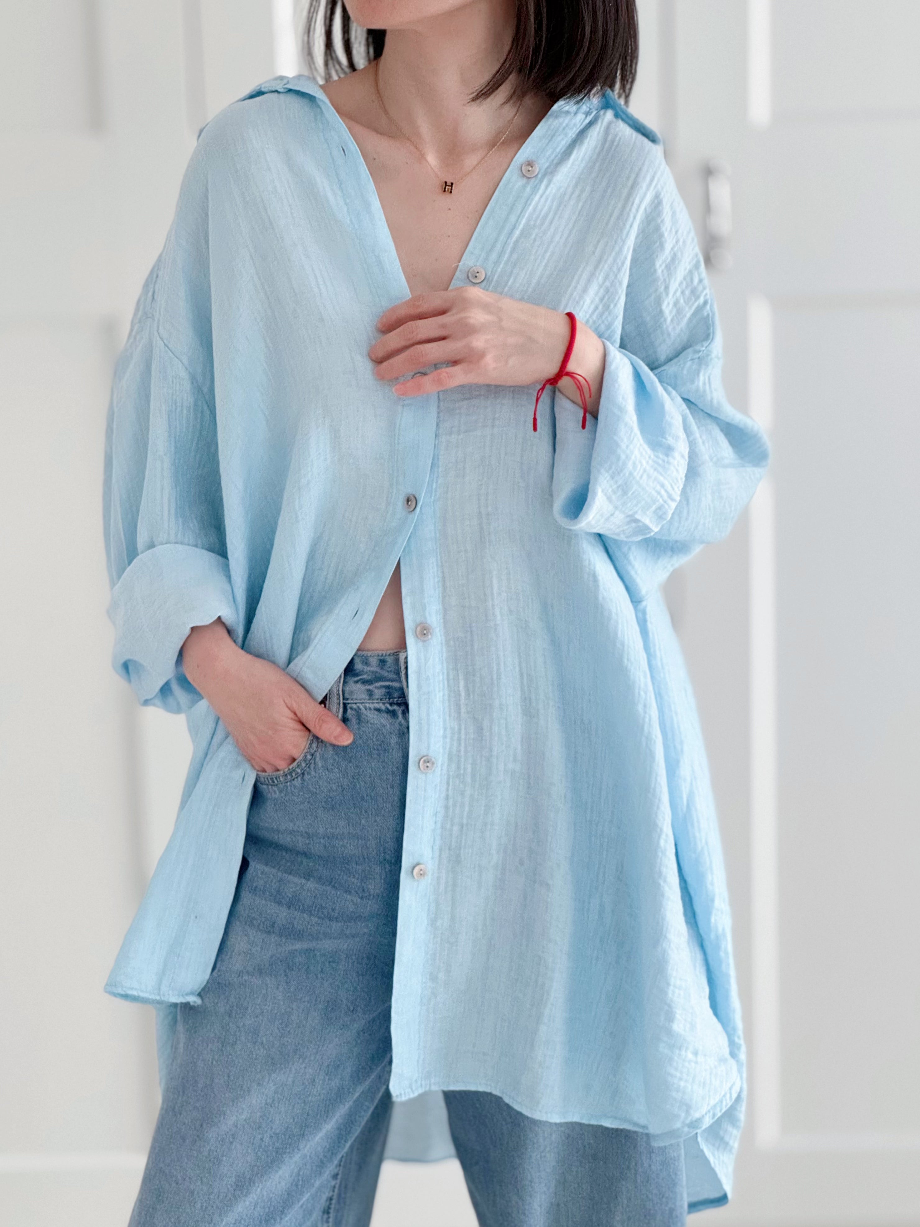Viskose Bluse, Premium, 4 Farben