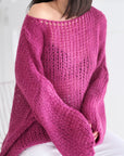 Pullover, Loose-Knit, 5 Farben