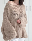 Pullover, Loose-Knit, 5 Farben