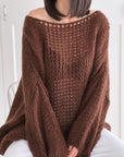 Pullover, Loose-Knit, 5 Farben