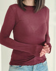 Longsleeve, Cashmere, 10+ Farben