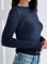 Cashmere Longsleeves, Altblau