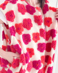 Strickweste, 3D-Blumen