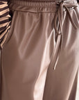 Kunstlederhose