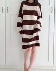 Pulloverkleid, Streifen, 2 Farben