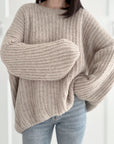Pullover, Cozy-Knit, Oversize, 5 Farben