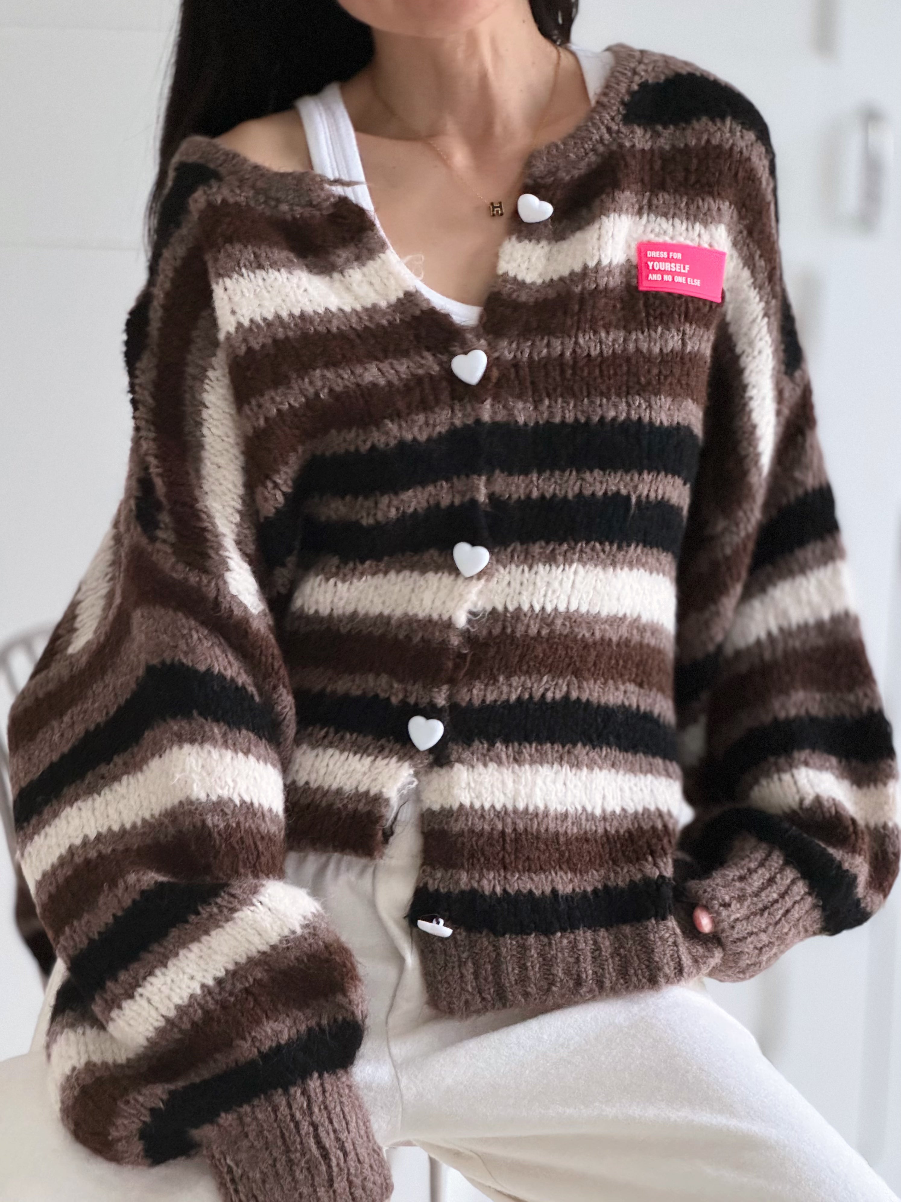 Strickjacke, Dress for Yourself, Flauschi, 6 Farben