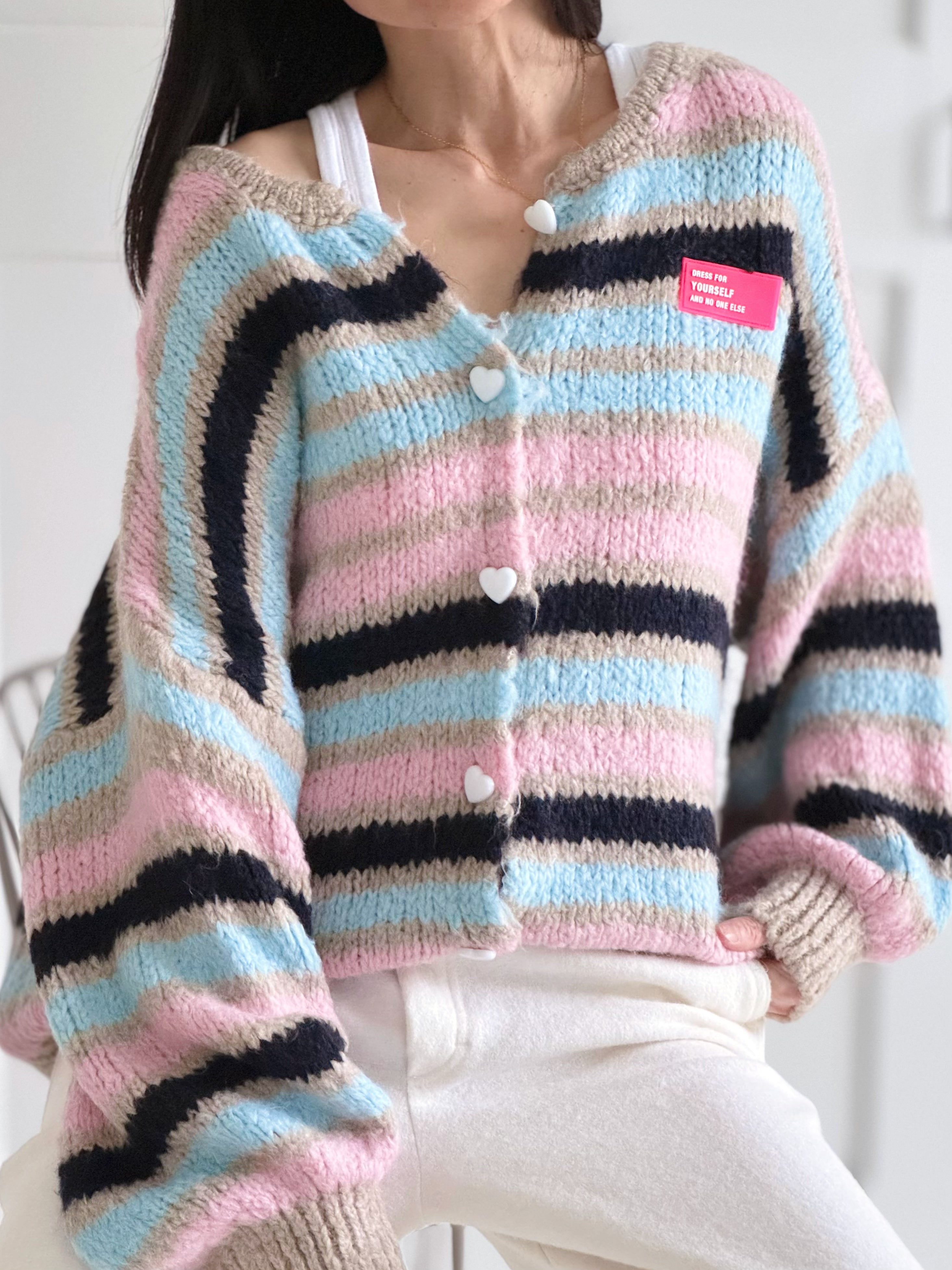 Strickjacke, Dress for Yourself, Flauschi, 6 Farben
