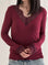 Cashmere Longsleeves, Lace, Bordeaux