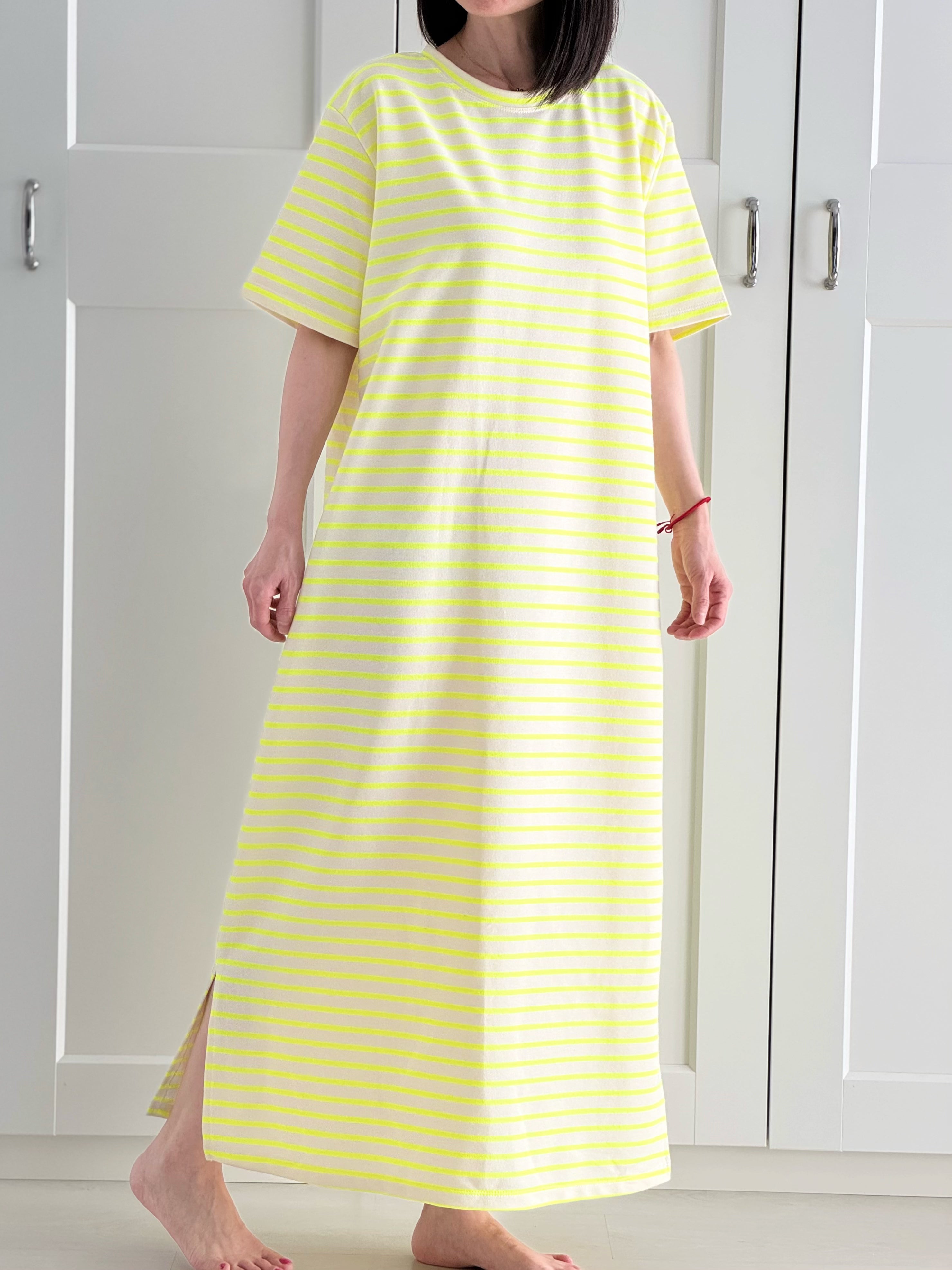 Sweatkleid, Streifen, 3 Farben