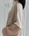 Pullover, Color-Blocking, Beige