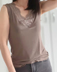 Top, Cashmere, Lace, 4 Farben
