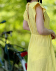 Musselin Kleid, Rückenausschnitt, ärmellos, 11 Farben