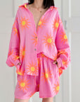 Musselin Bluse, Sonne, 3 Farben