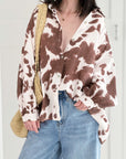 Musselin Bluse, Kuhfleckenmuster