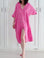Musselin Blusenkleid, bunte Leo, 2 Farben
