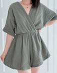 Musselin Jumpsuit, 4 Farben