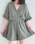 Musselin Jumpsuit, 4 Farben